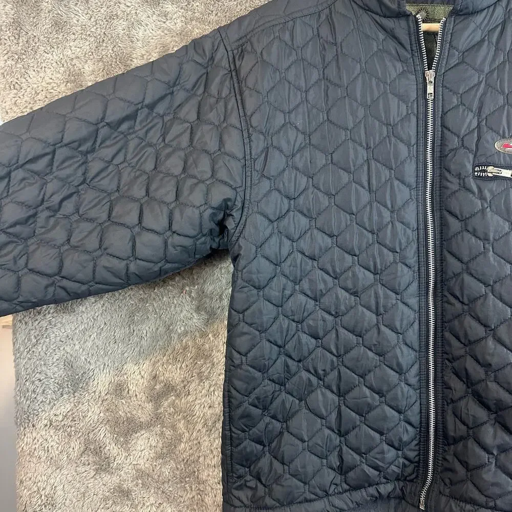 Spyder Team Venom Black Quilted Jacket Coat Puffer Winter Ski Youth Size 18